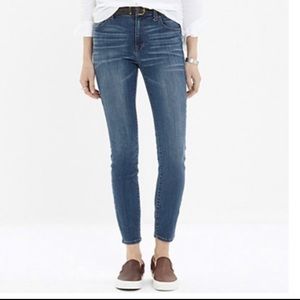 EUC Madewell 9” High Rise Skinny Jeans SZ 28T